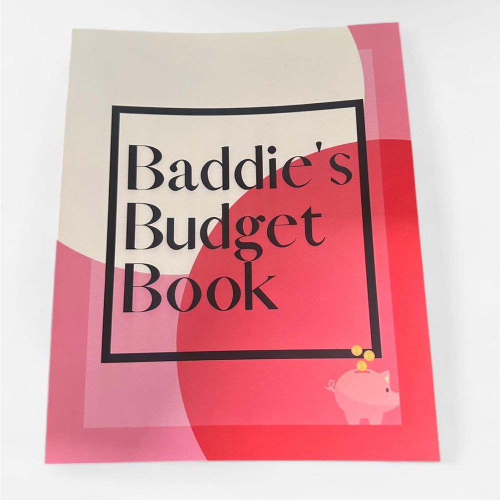 Baddies and Budgets Budget Book in Pink and Red